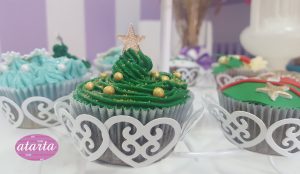 Cup cakes navideños - www.atarta.com